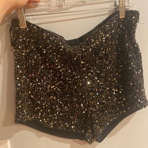 Vintage. Small sequin shorts.